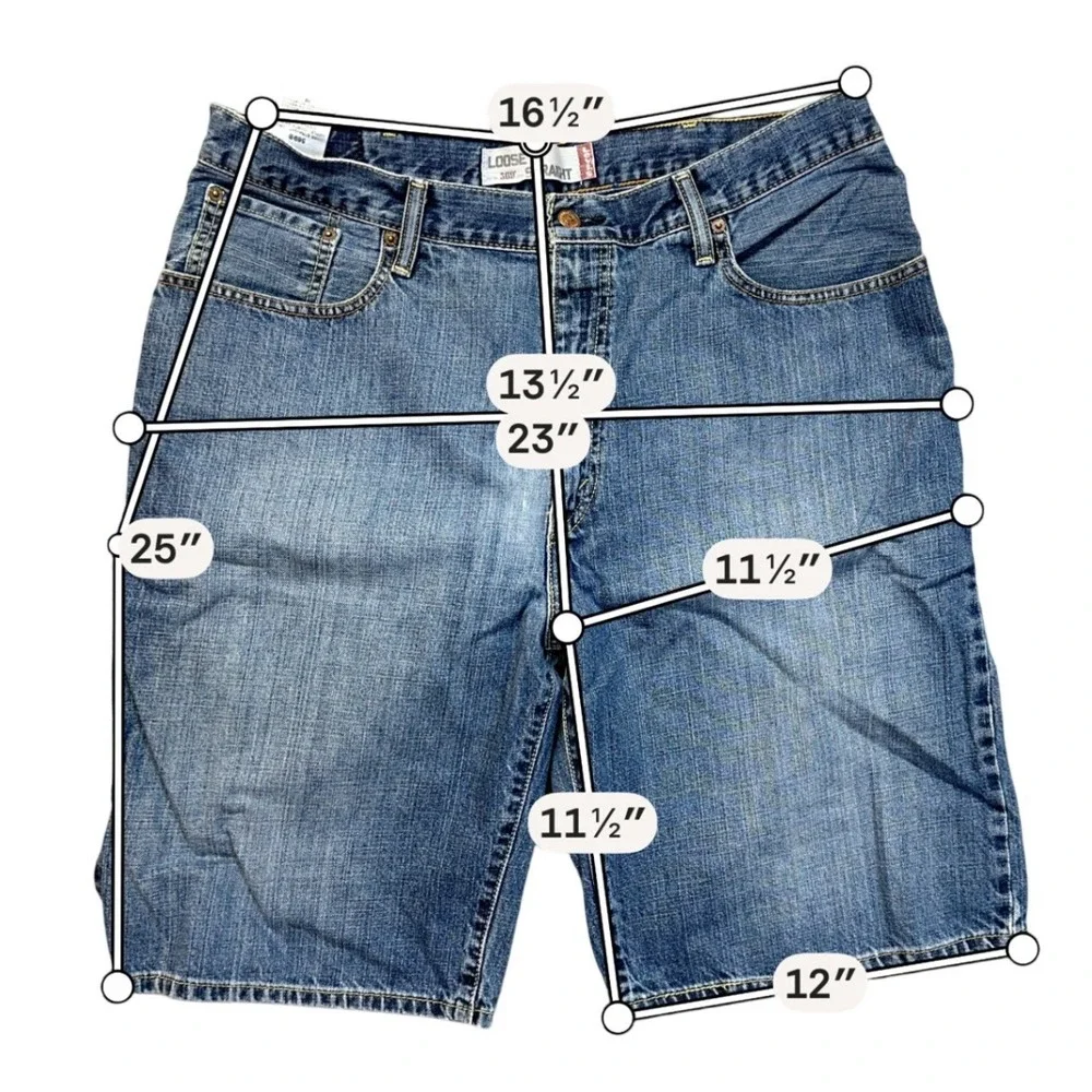 Levis 569 Loose Straight‎ Jeans Mens 38 Blue Good Relaxed Fit Denim Pants